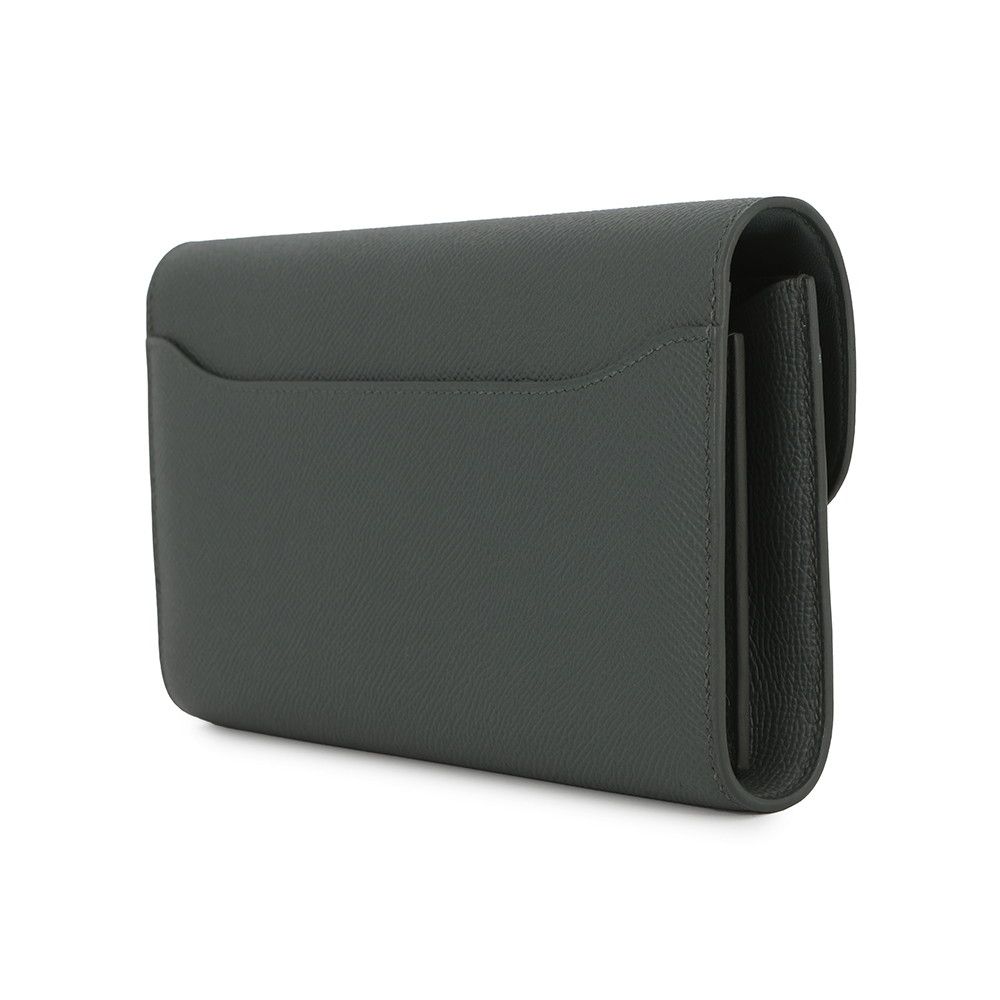 Hermes Wallet Constance to Go Long Vert Manglo Blacka Epsom — view 2