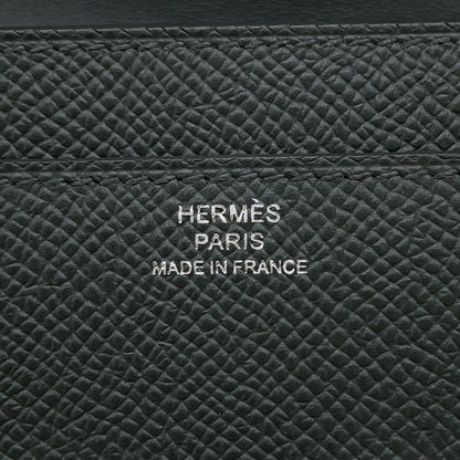 Hermes Wallet Constance to Go Long Vert Manglo Blacka Epsom — view 9