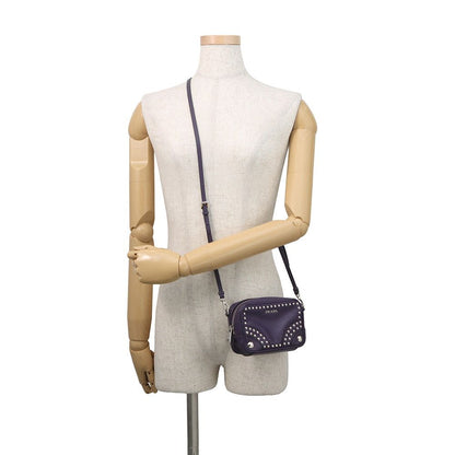 Prada Shoulder Bag Studs Leather — view 4