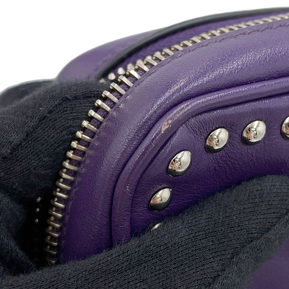 Prada Shoulder Bag Studs Leather — view 6