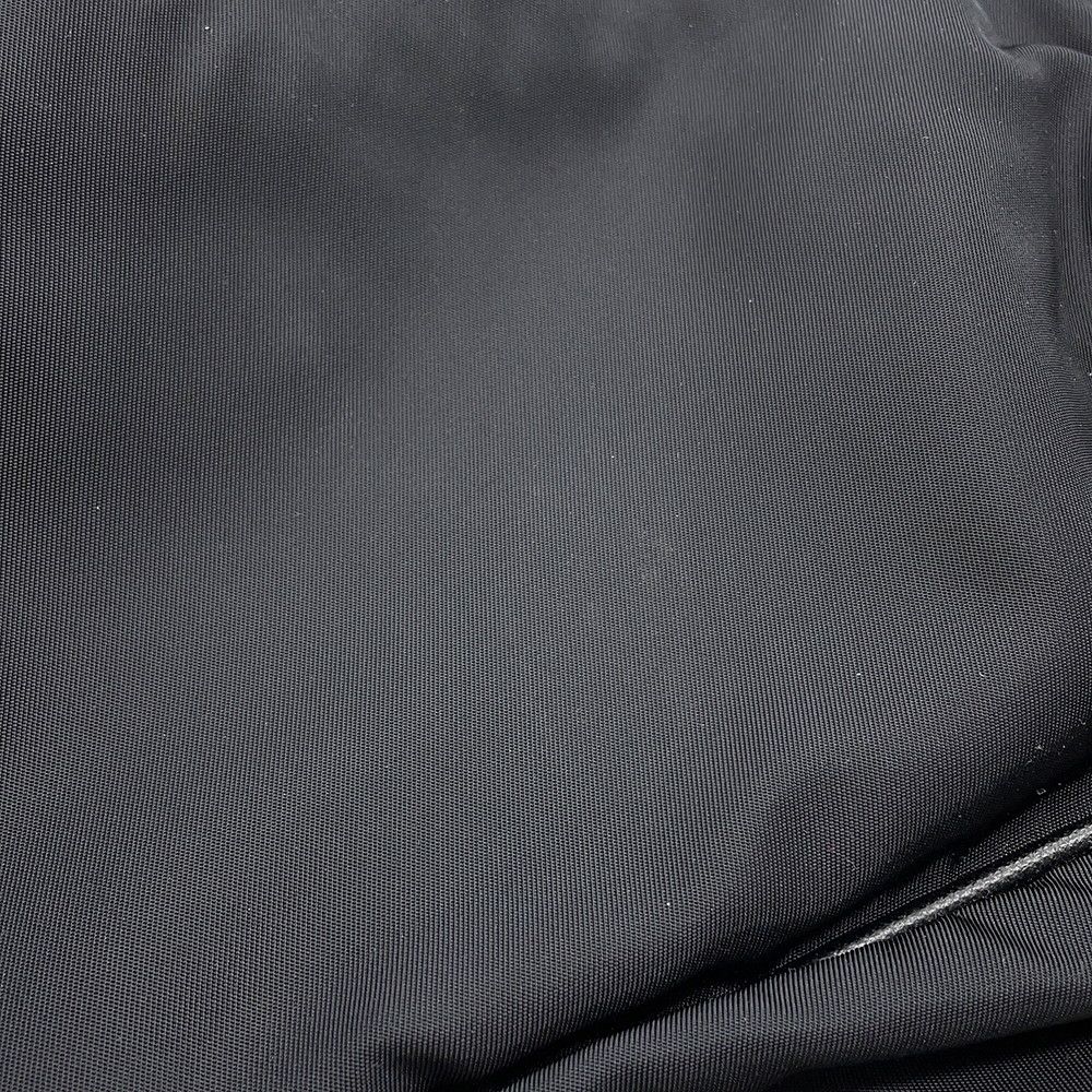 Prada Clutch Triangle Logo Nylon Black Second — view 7