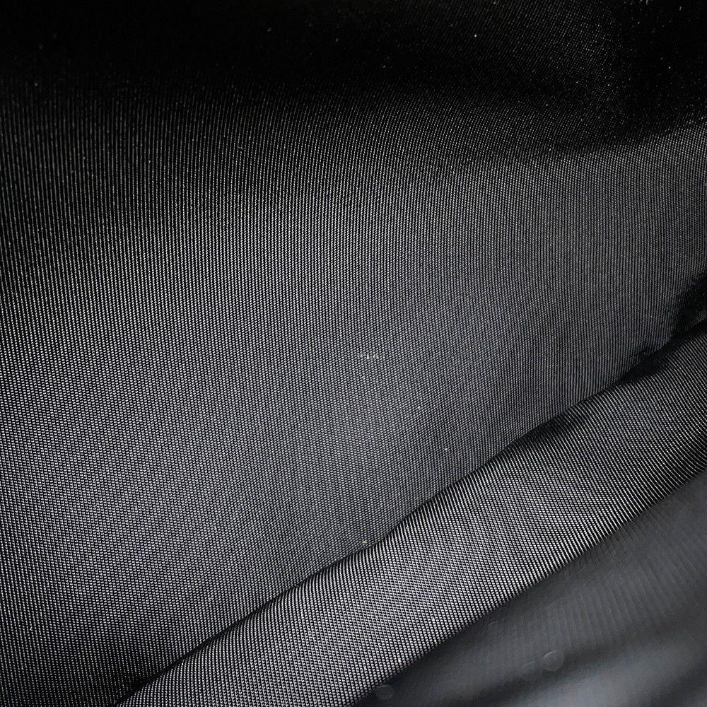 Prada Clutch Triangle Logo Nylon Black Second — view 9