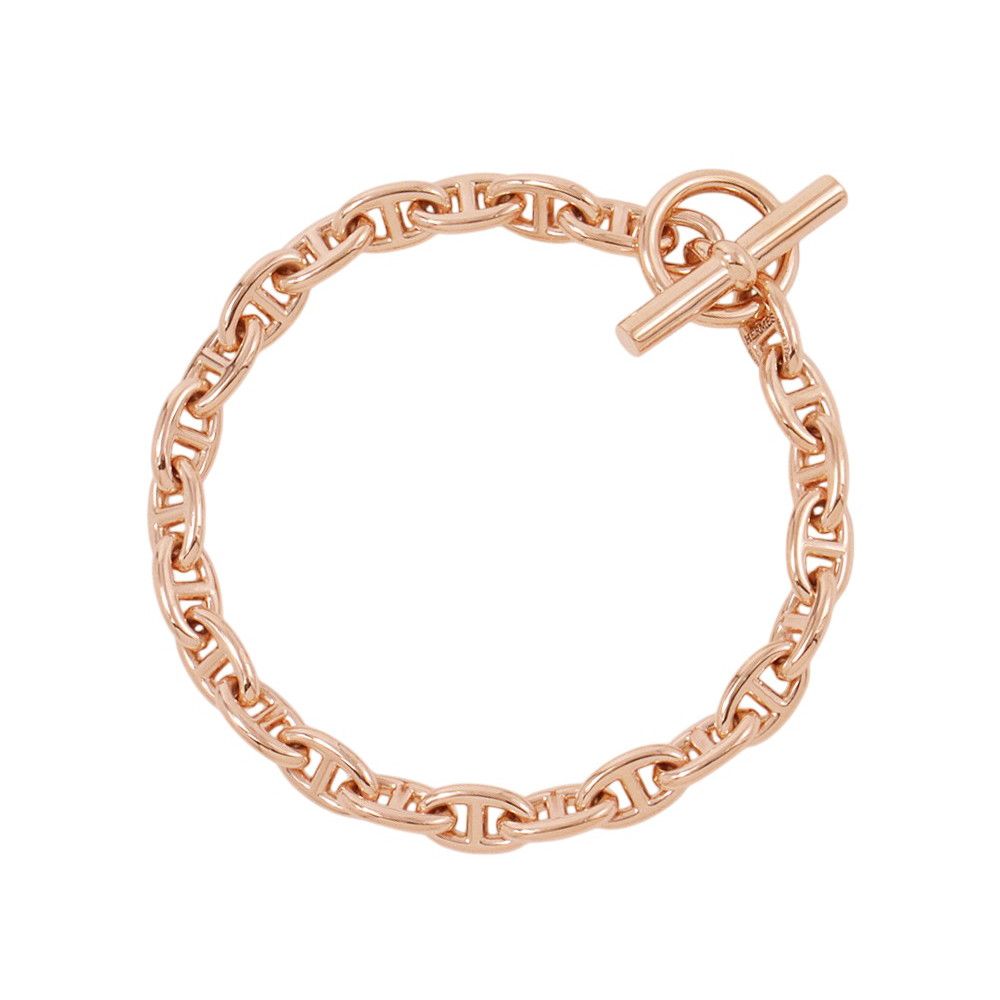 Hermes Bracelet Chaine D'ancre TPM 24 Links 18k Pink Gold