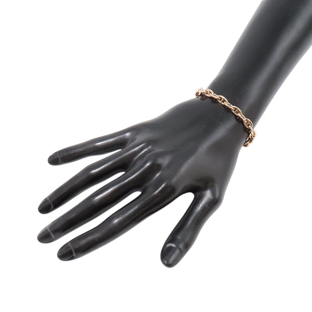Hermes Bracelet Chaine D'ancre TPM 24 Links 18k Pink Gold — view 3