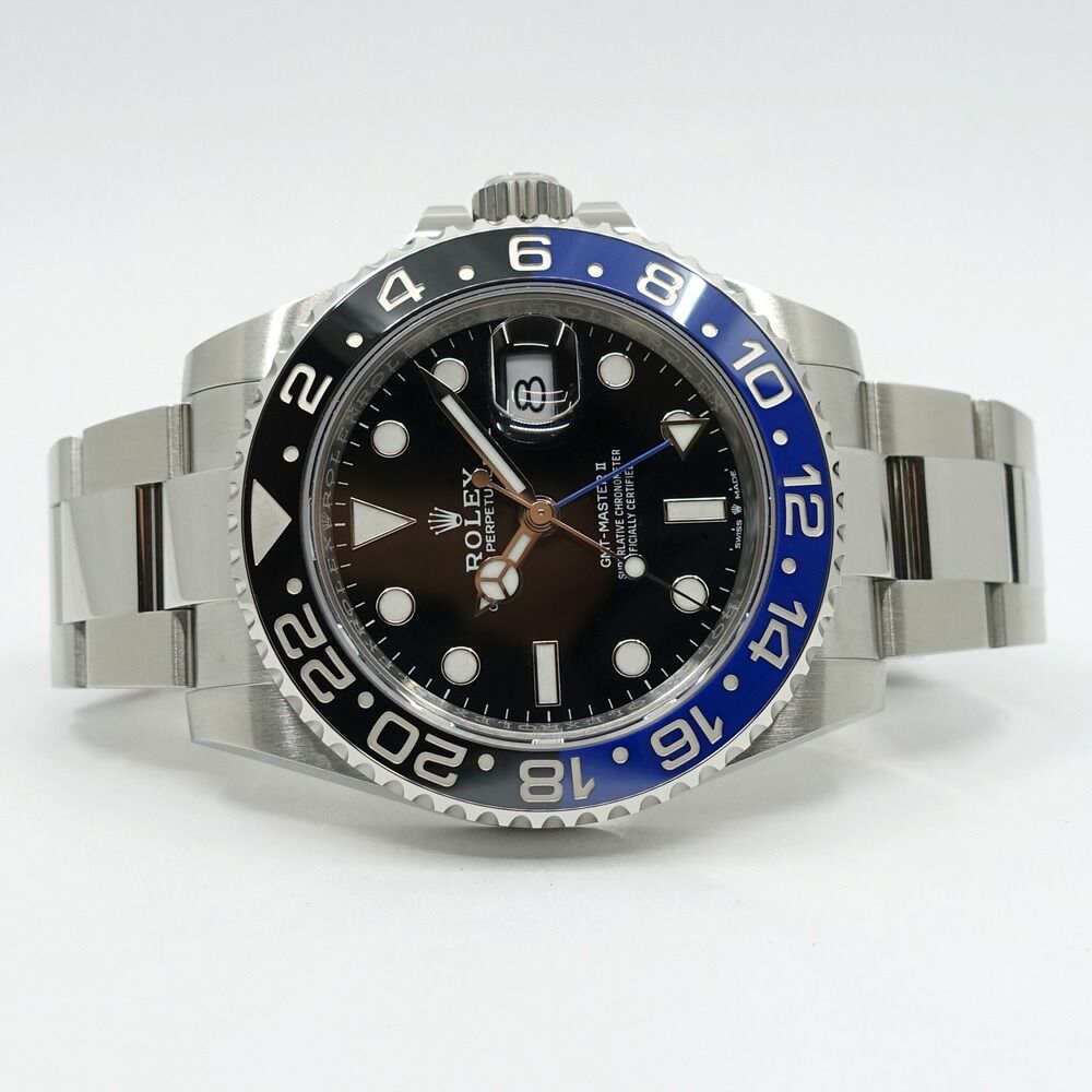 Rolex GMT Master 2 40 mm SS Black Dial Oyster Bracelet Automatic Winding — view 3