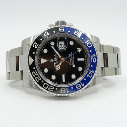 Rolex GMT Master 2 40 mm SS Black Dial Oyster Bracelet Automatic Winding — view 3