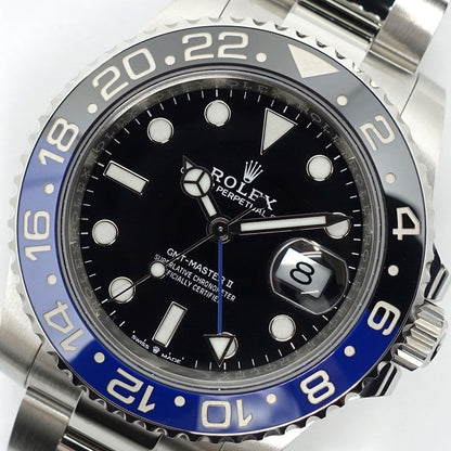 Rolex GMT Master 2 40 mm SS Black Dial Oyster Bracelet Automatic Winding — view 2