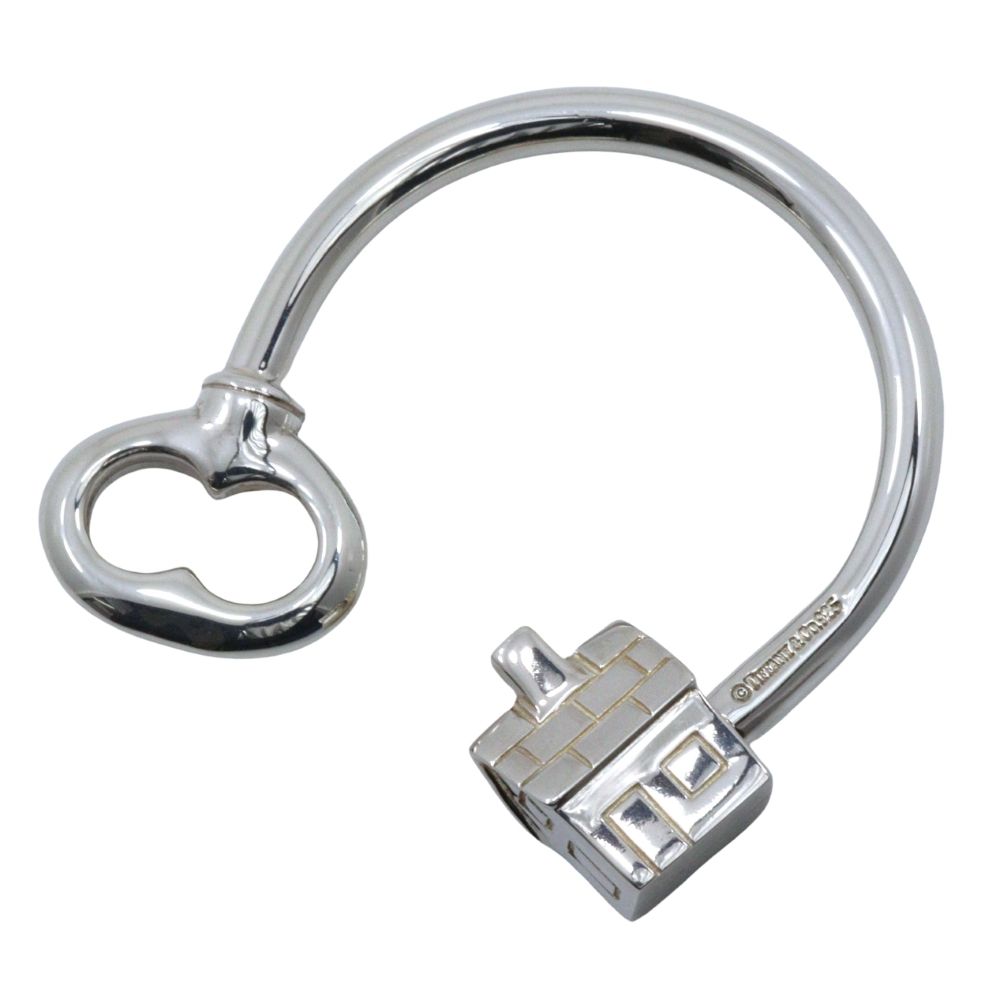 Tiffany & Co Key Ring My Sweet House Motif 925 Sterling Silver Key Holder — view 2