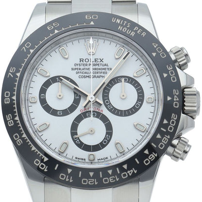 Rolex Cosmograph Daytona Watch SS Ceramic White