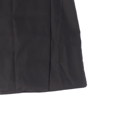 Prada Wrap Skirt Triangle Logo Ribbon Black 38 — view 5