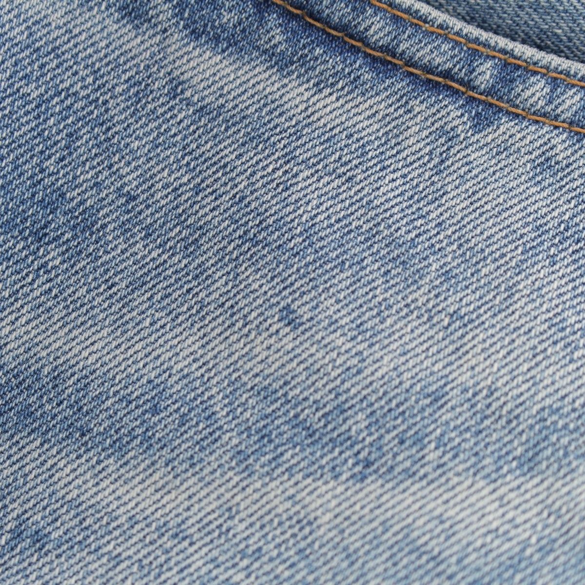 Celine Cotton Back Slit Washed Denim Skirt Indigo Blue 27 — view 8