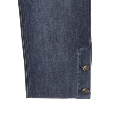 Chanel Bicolor Denim Pants Indigo 40 — view 5