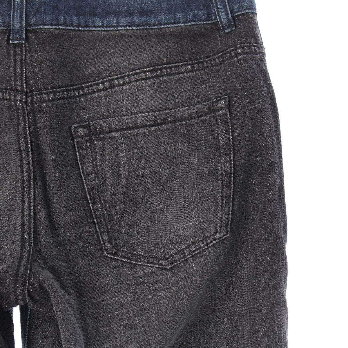Chanel Bicolor Denim Pants Indigo 40 — view 6