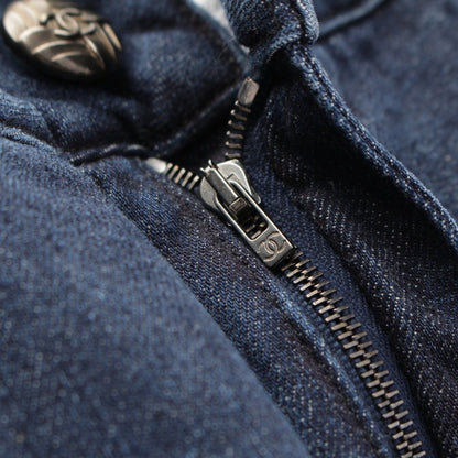 Chanel Bicolor Denim Pants Indigo 40 — view 8