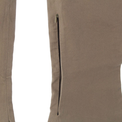 Chanel CC Logo Embroidery Denim Pants Khaki 42 — view 5
