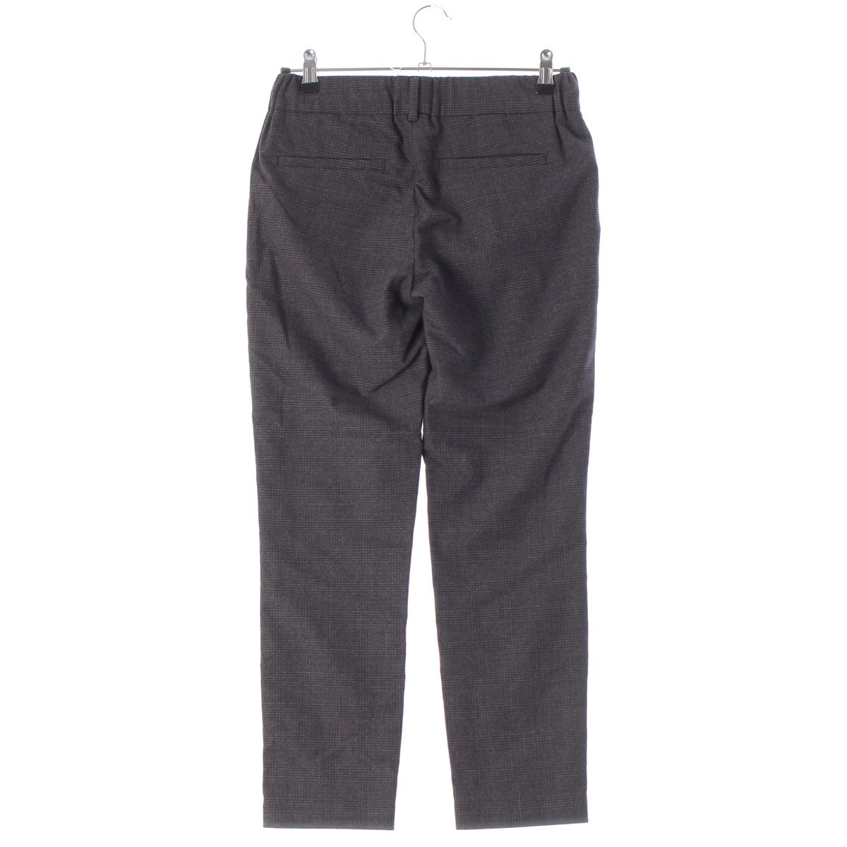 Brunello Cucinelli Wool Check Trousers Pants Gray 38 — view 2