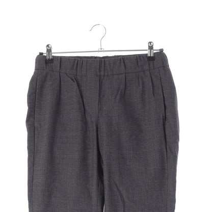 Brunello Cucinelli Wool Check Trousers Pants Gray 38 — view 3