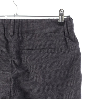 Brunello Cucinelli Wool Check Trousers Pants Gray 38 — view 5