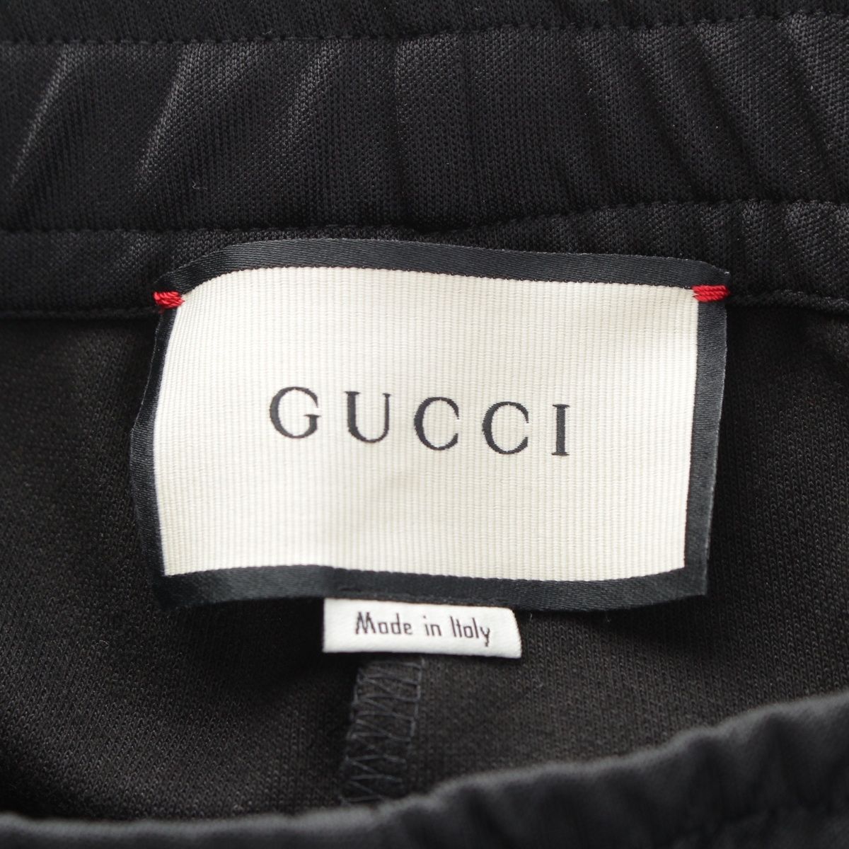 Gucci Polyester Cotton Technical Jersey Side Line Shorts Black — view 8