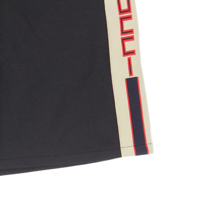 Gucci Polyester Cotton Technical Jersey Side Line Shorts Black — view 5