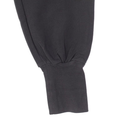 Balenciaga Cotton Logo Embroidery Sweatshirt Jogger Pants Black — view 4