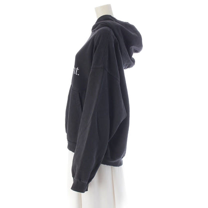 Balenciaga Be Different Destroyed Hoodie Top Black — view 3