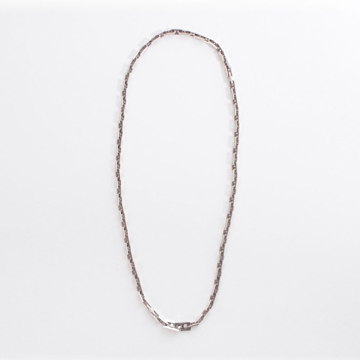 Hermes 925 Cles MM Necklace Silver 42 — view 2