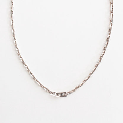 Hermes 925 Cles MM Necklace Silver 42