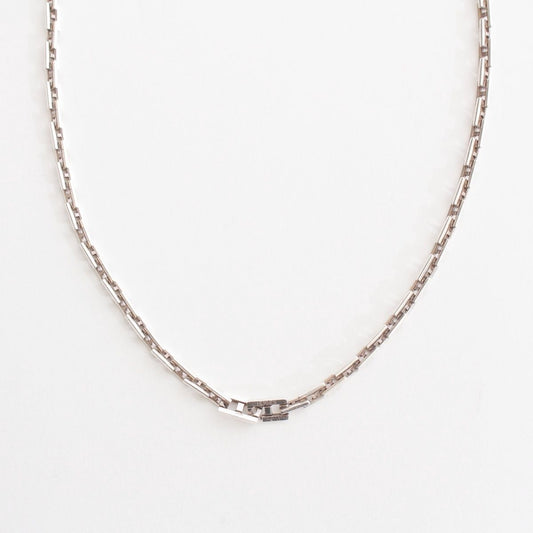 Hermes 925 Cles MM Necklace Silver 42