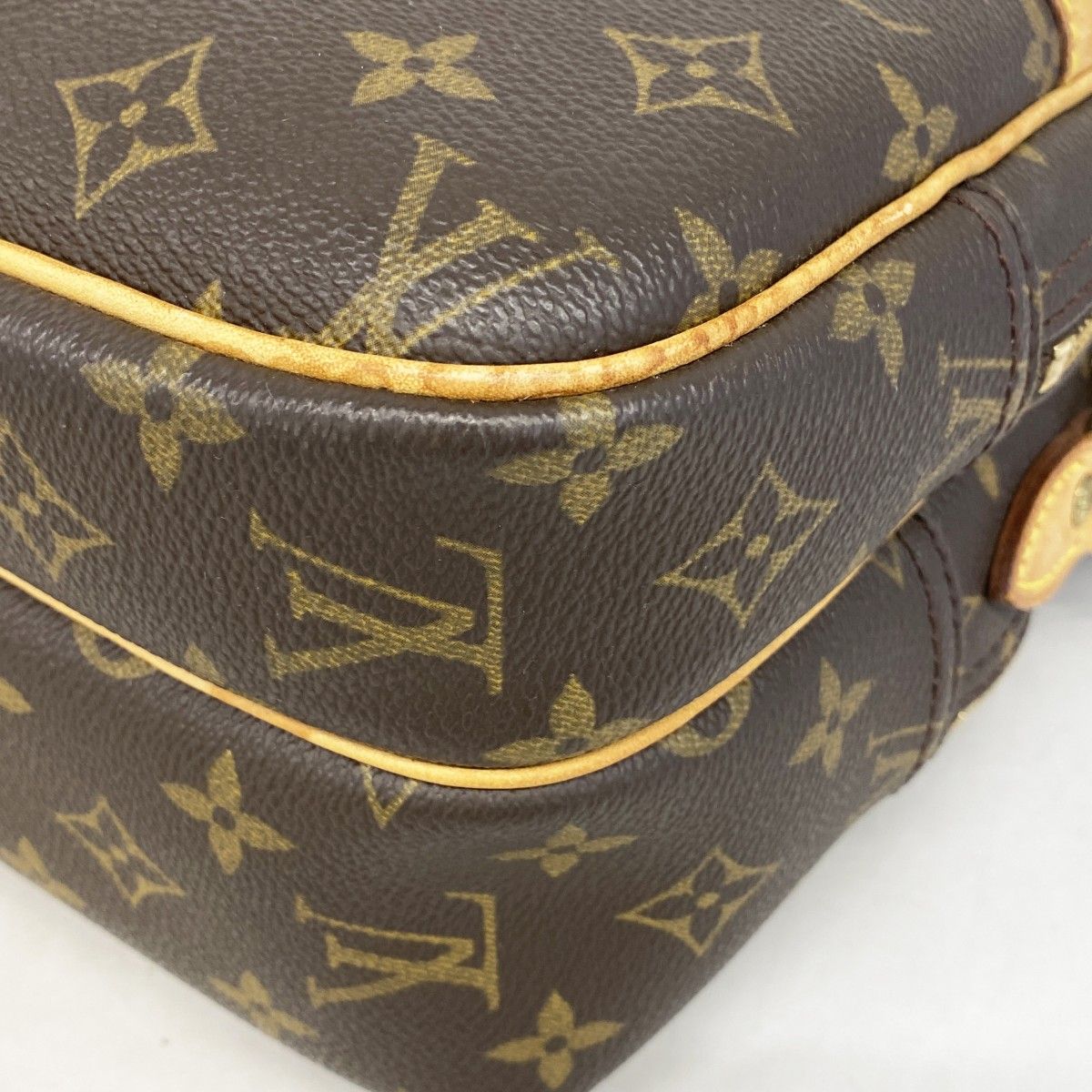 Louis Vuitton Shoulder Bag Monogram Reporter PM Brown — view 6