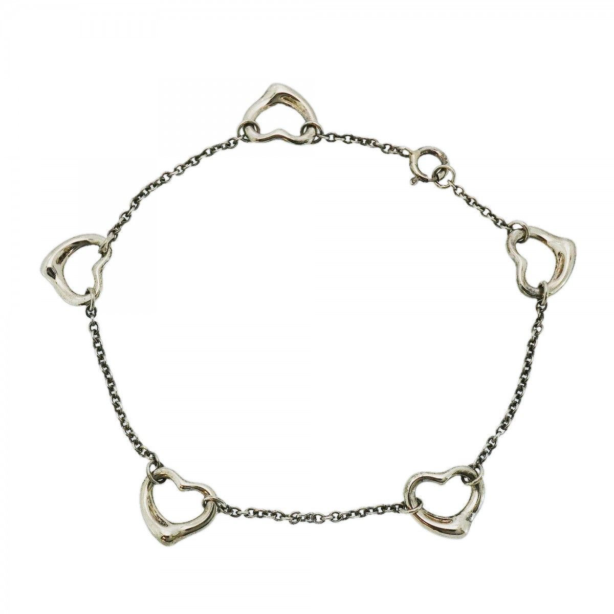 Tiffany & Co Bracelet Open Heart 925 Sterling Silver