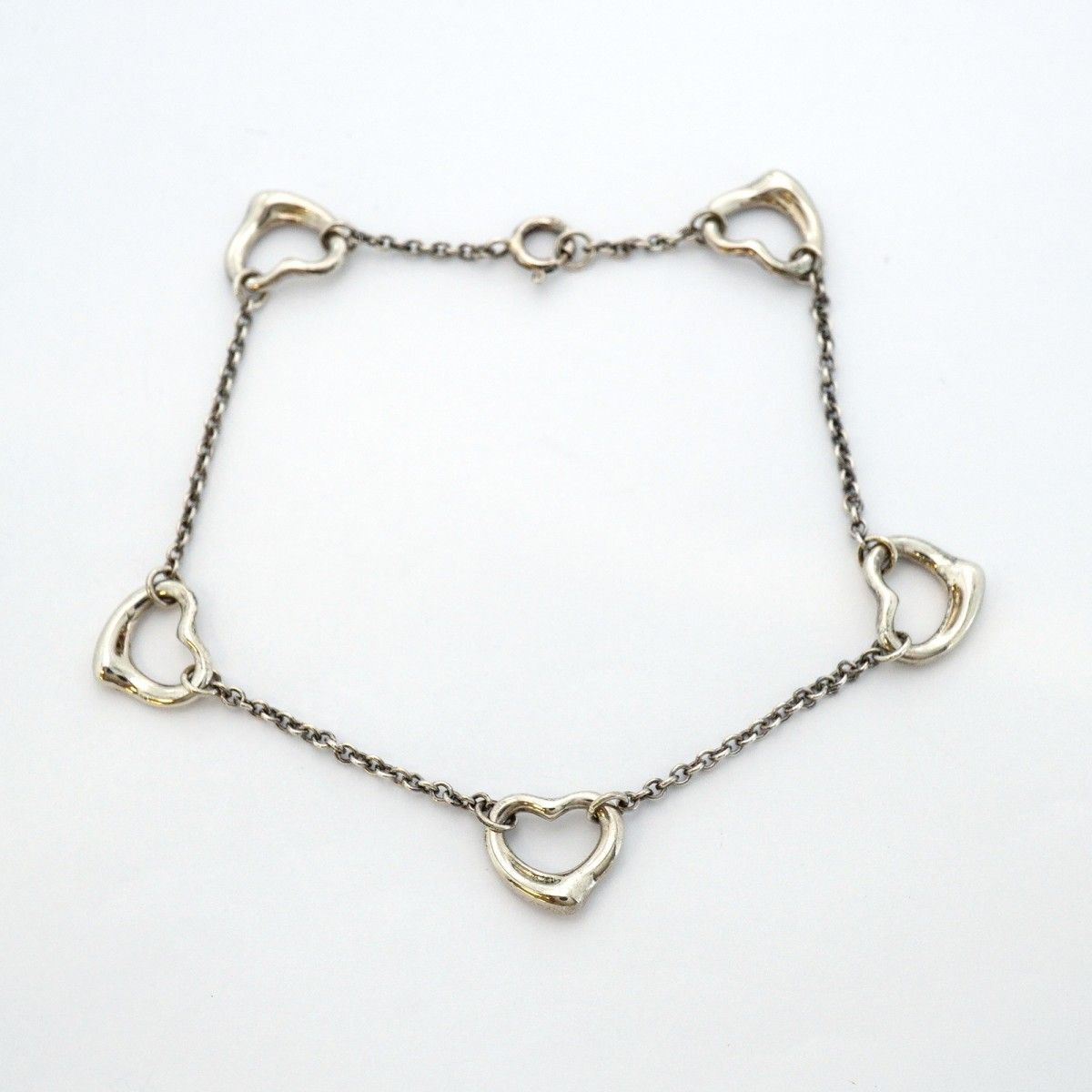 Tiffany & Co Bracelet Open Heart 925 Sterling Silver — view 3
