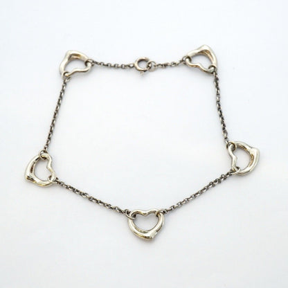Tiffany & Co Bracelet Open Heart 925 Sterling Silver — view 3