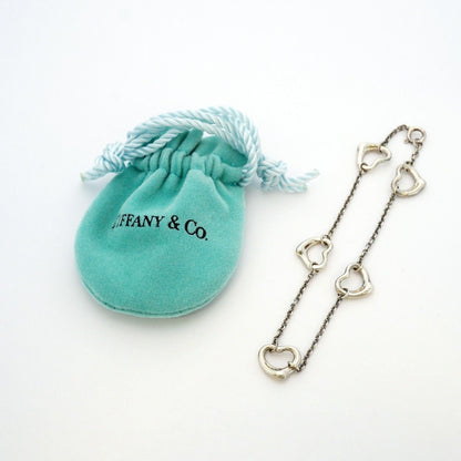Tiffany & Co Bracelet Open Heart 925 Sterling Silver — view 7