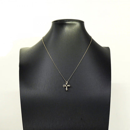 Tiffany & Co Necklace Infinity Cross 925 Sterling Silver — view 7