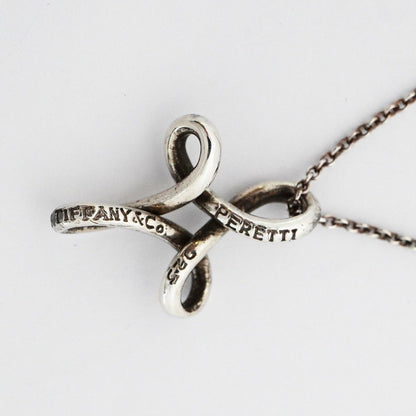 Tiffany & Co Necklace Infinity Cross 925 Sterling Silver — view 6