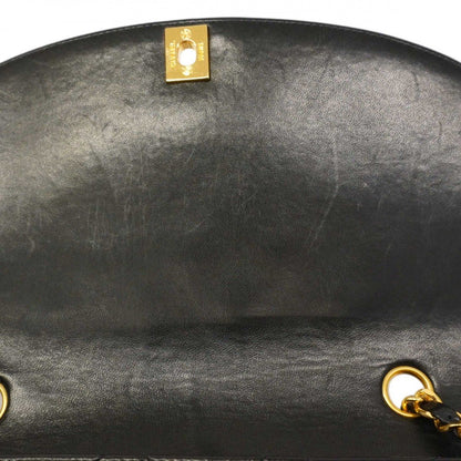Chanel Shoulder Bag Diana Lambskin Black Gold — view 6