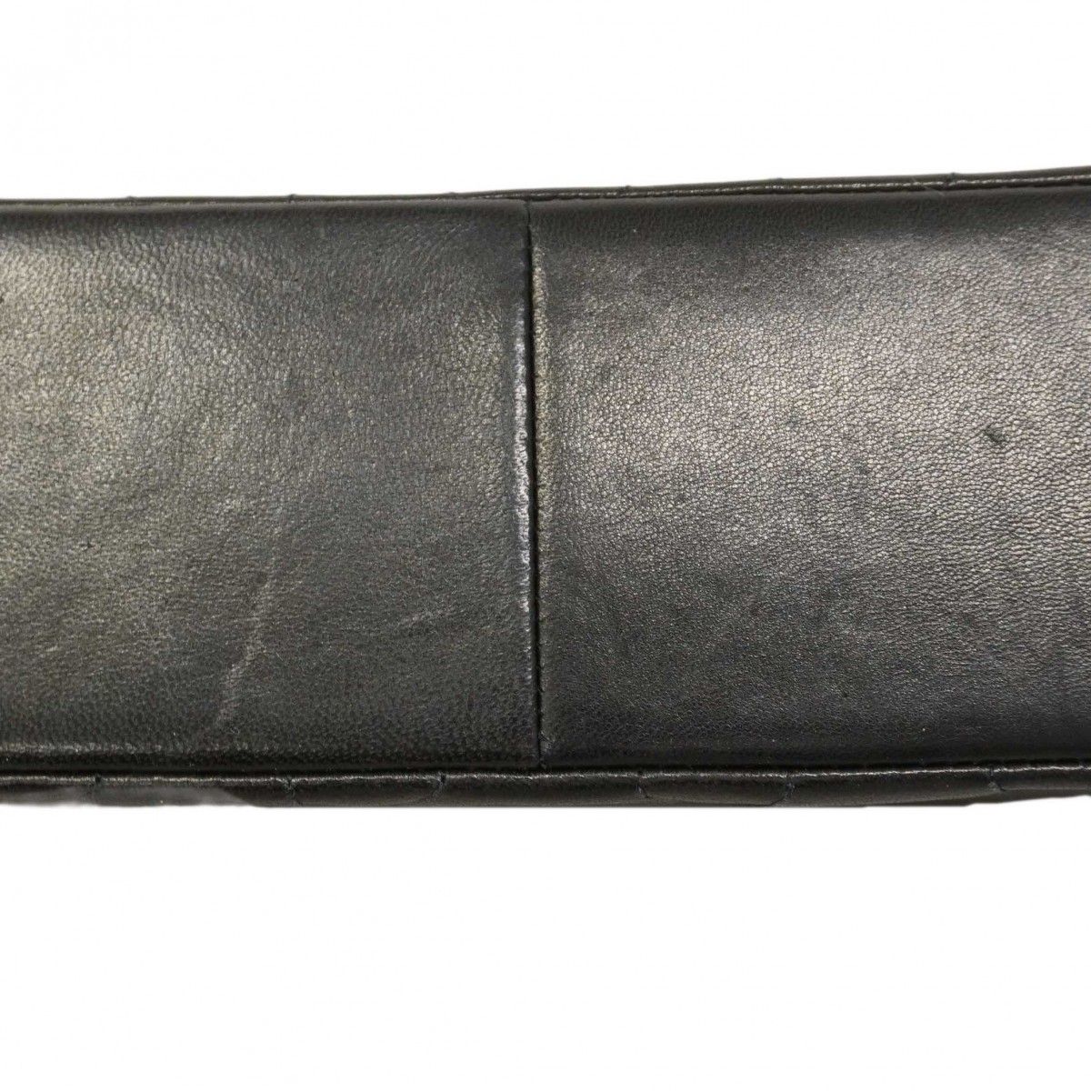 Chanel Shoulder Bag Diana Lambskin Black Gold — view 8