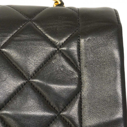 Chanel Shoulder Bag Diana Lambskin Black Gold — view 9