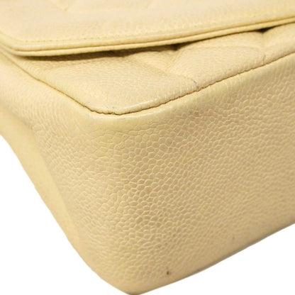 Chanel Shoulder Bag Diana Caviar Leather Ivory Gold — view 6