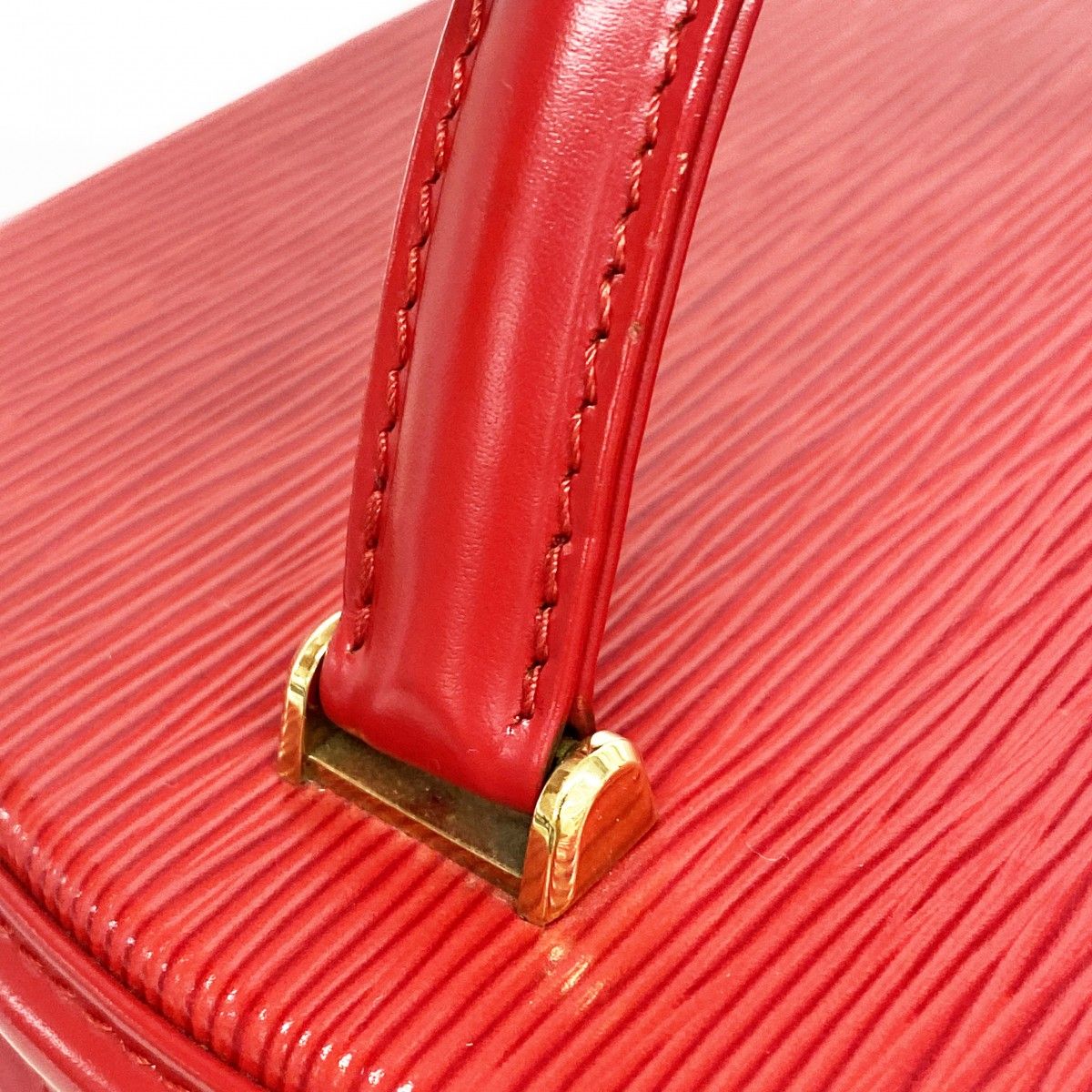Louis Vuitton Handbag Epi Cannes Castilian Red — view 8