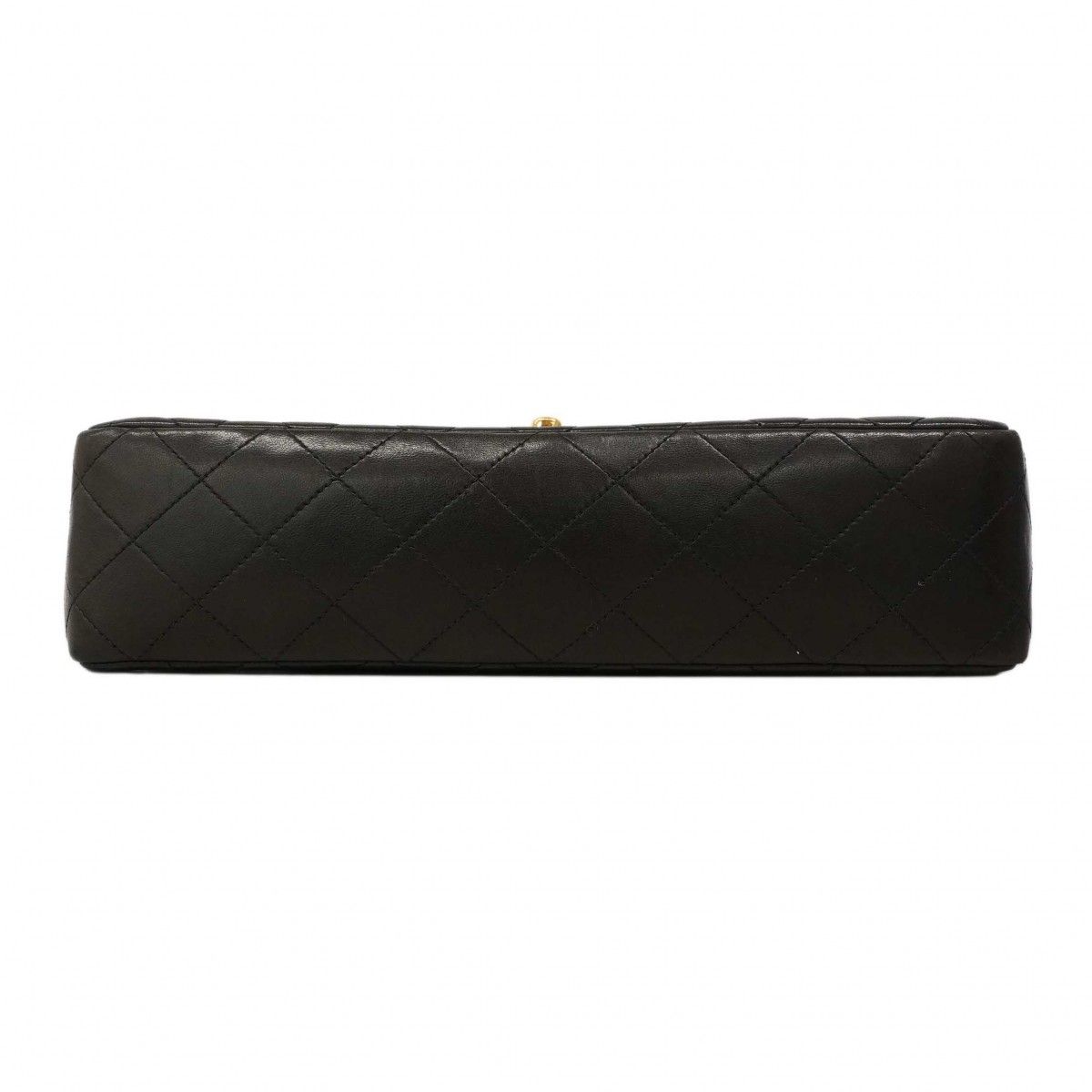 Chanel Handbag Quilted Parent Child Bag Lambskin Black Gold — view 3