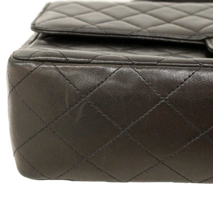 Chanel Handbag Quilted Parent Child Bag Lambskin Black Gold — view 6