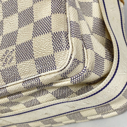 Louis Vuitton Shoulder Bag Damier Azur Naviglio White — view 8