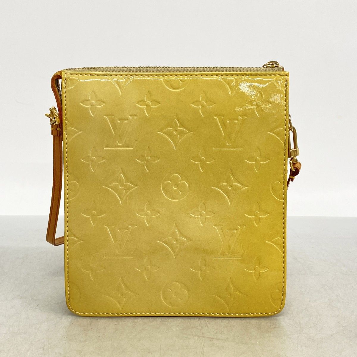 Louis Vuitton Handbag Vernis Mott Beige — view 9