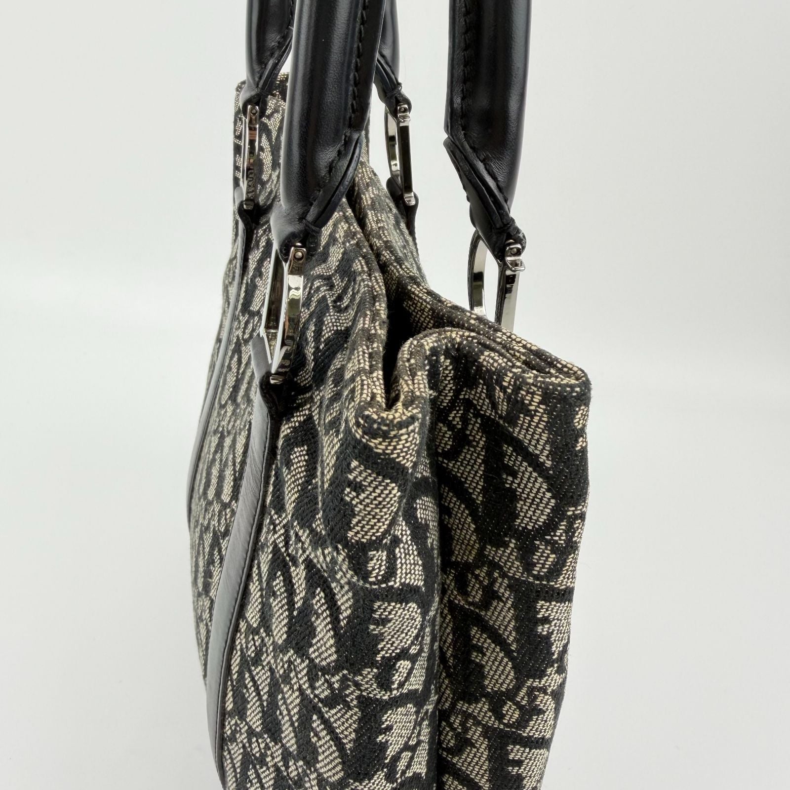 Dior Handbag Black Canvas Vintage — view 5