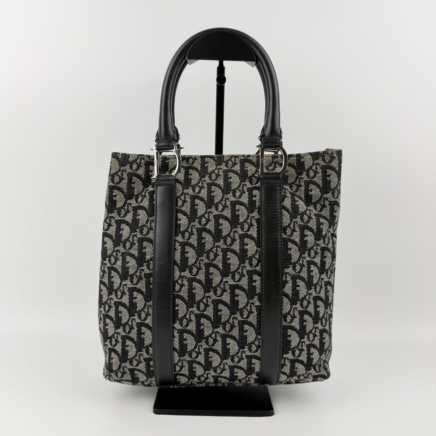 Dior Handbag Black Canvas Vintage