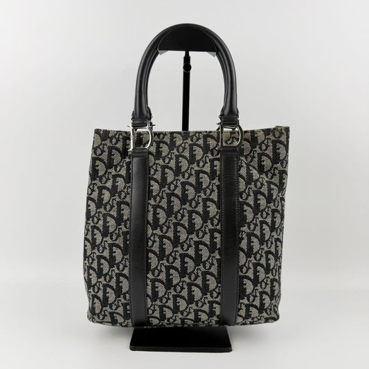 Dior Handbag Black Canvas Vintage