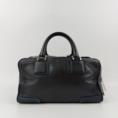 Loewe Anagram Amazona 28 Handbag Black Leather Vintage — view 4