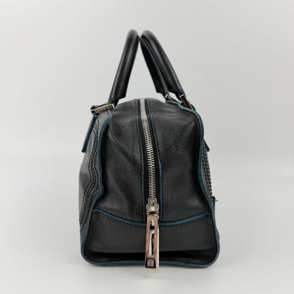 Loewe Anagram Amazona 28 Handbag Black Leather Vintage — view 6